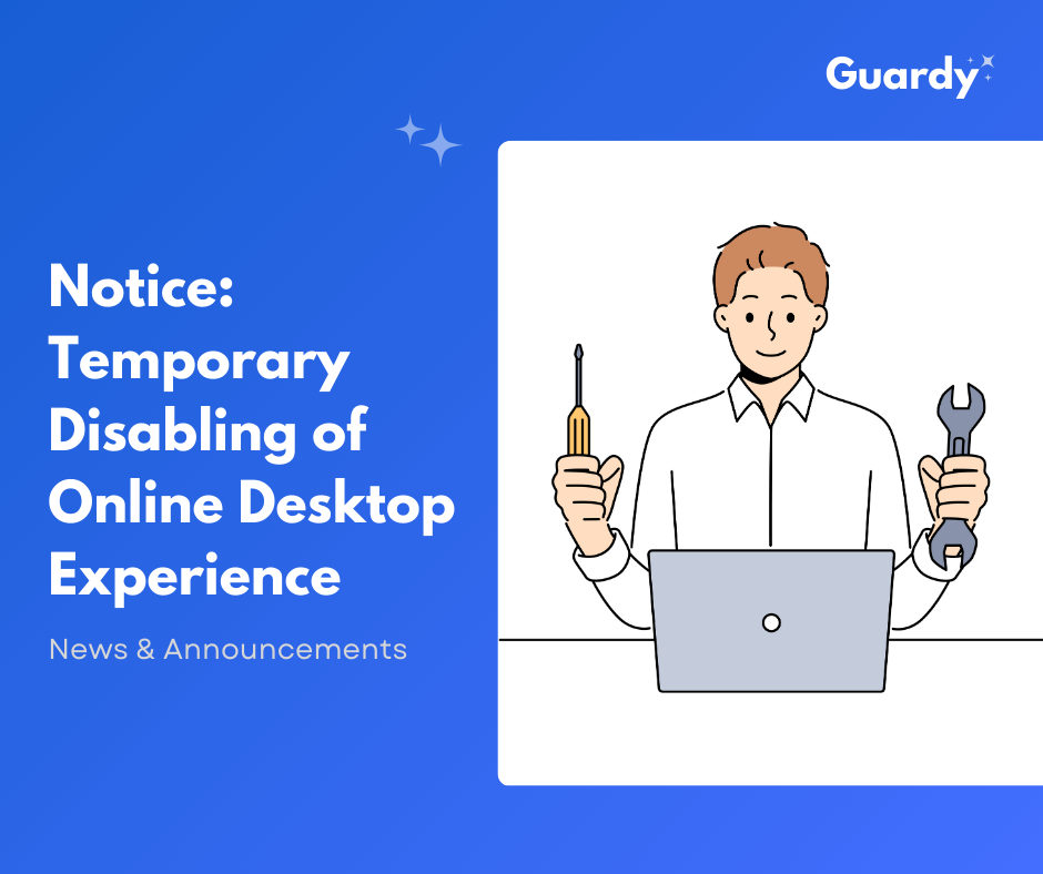 Notice: Temporary Disabling of Online Desktop Experience